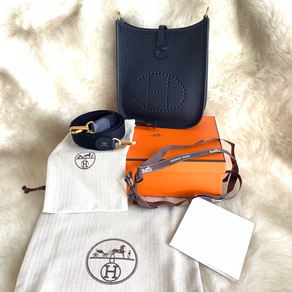 NIB HERMES Special Evelyne 16 TPM w GOLD hardware - Picture 2 of 8